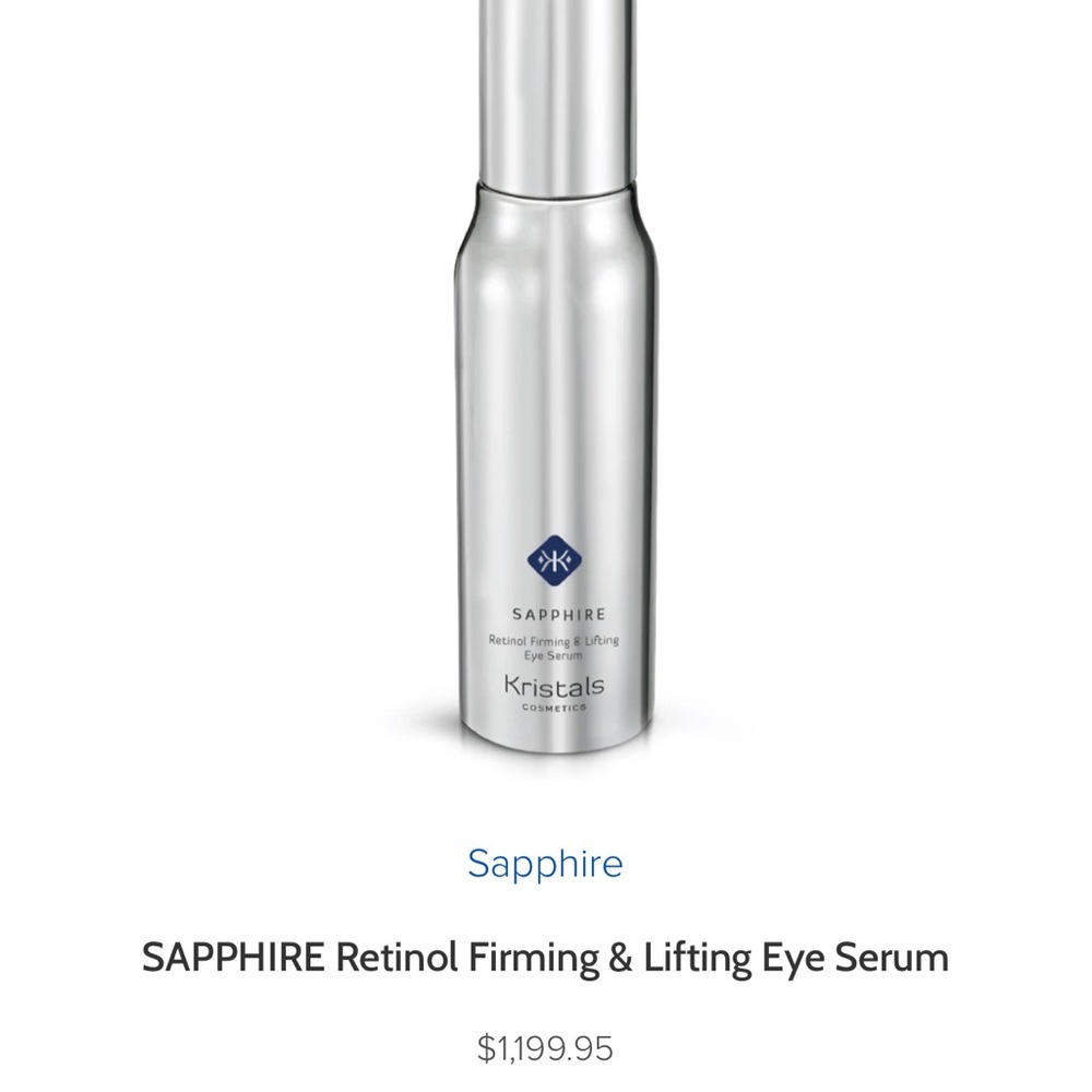Kristals - Sapphire Retinol Firming & Lifting Eye Serum